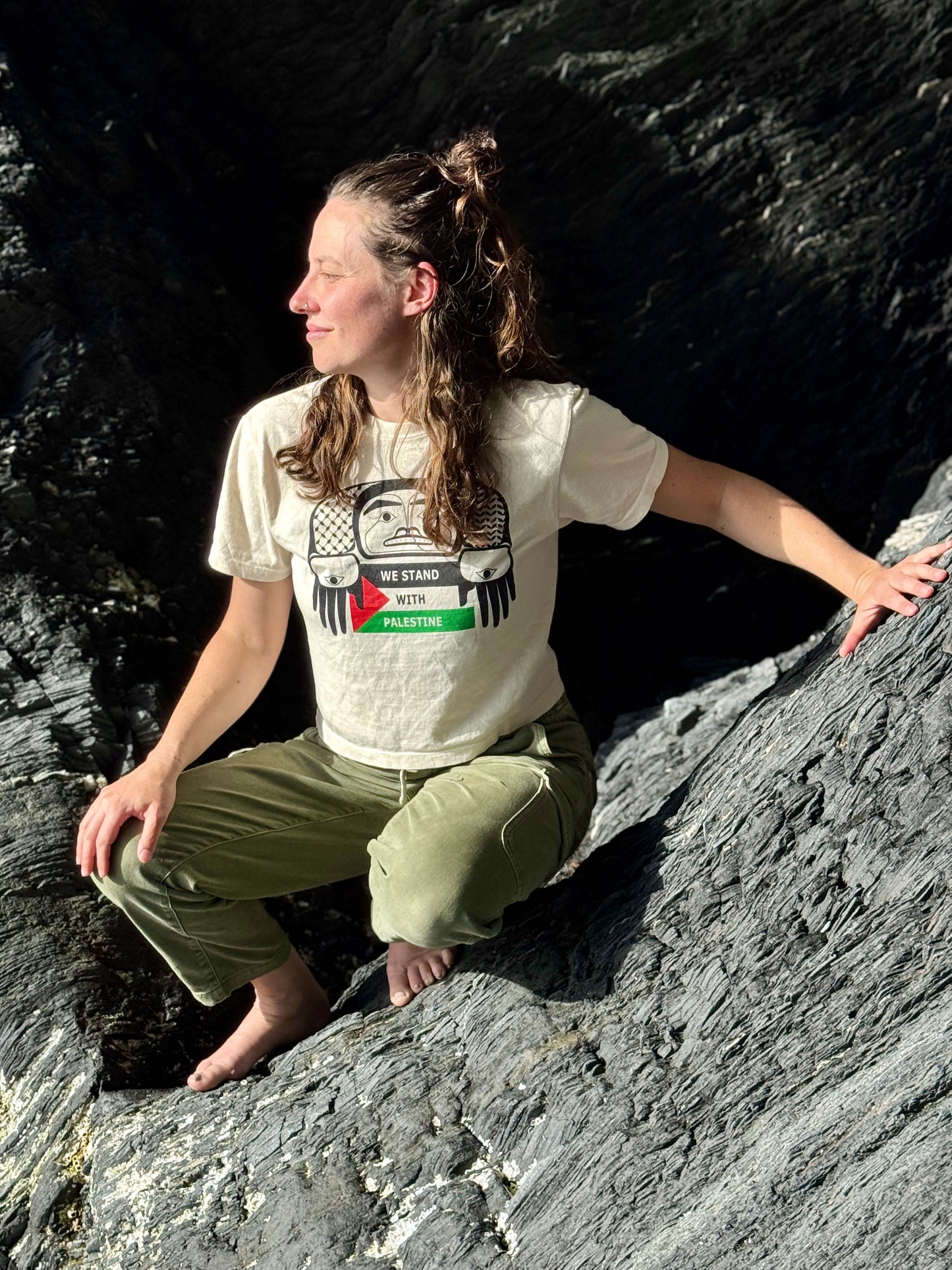 We Stand with Palestine Tee