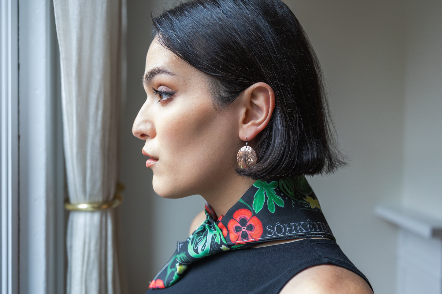 Keffiyeh Earrings - Cooper