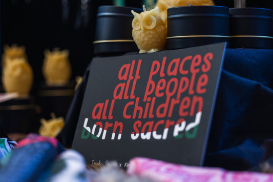 Born Sacred Postcard