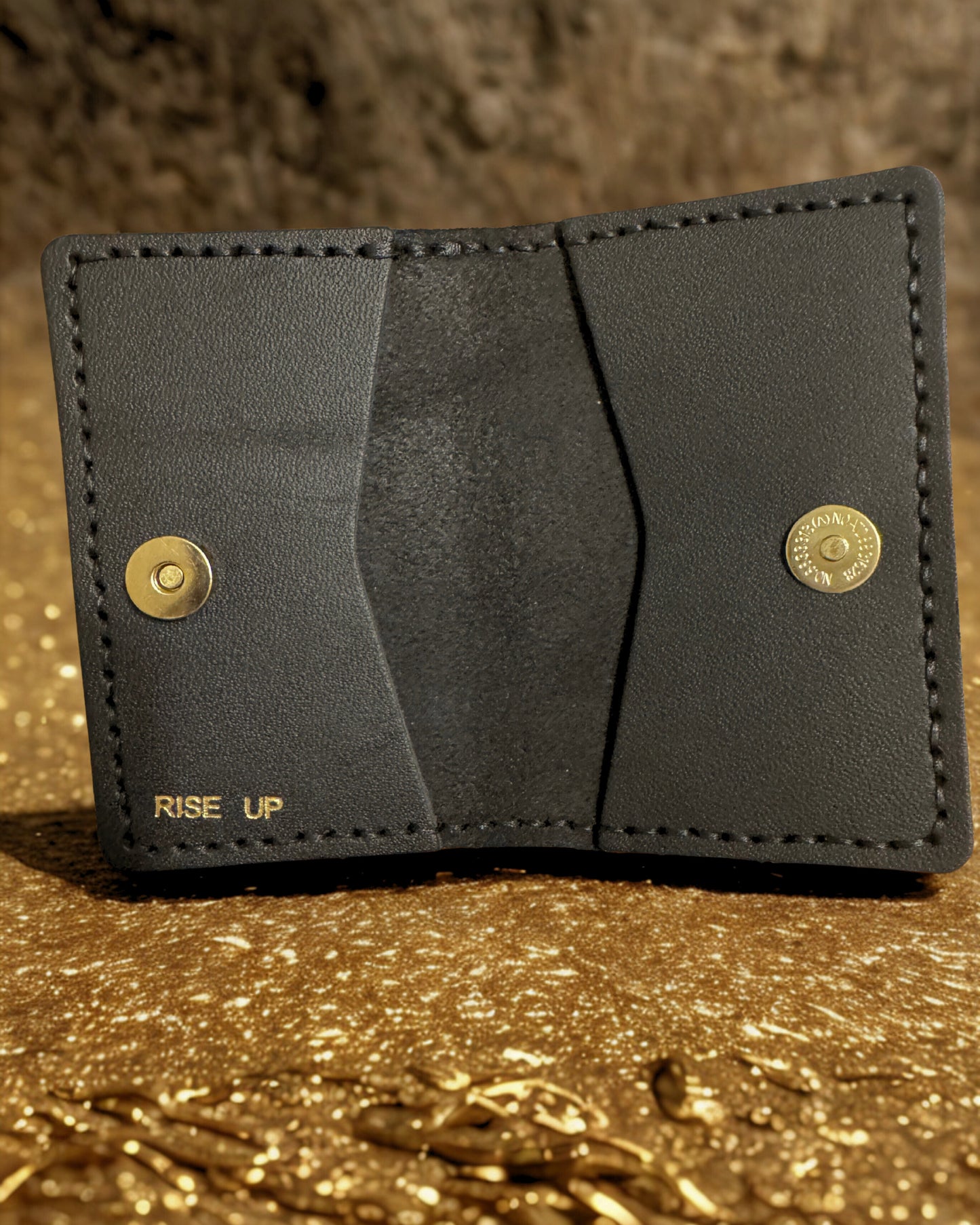 Keffiyeh Minimalist Leather Wallet