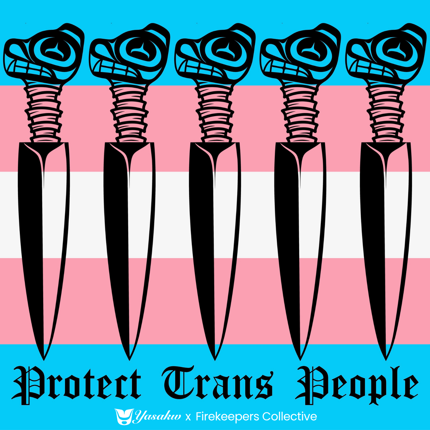 Protect Trans People Vinyl Sticker