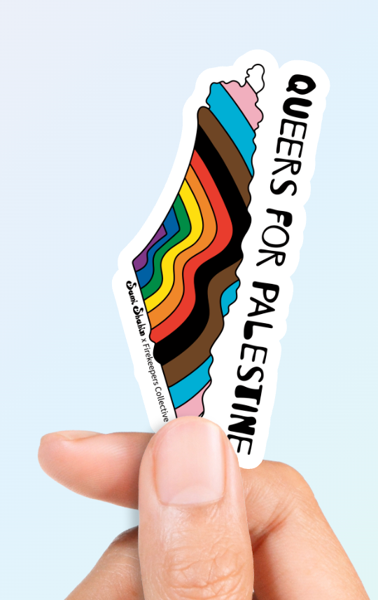Queers for Palestine Sticker
