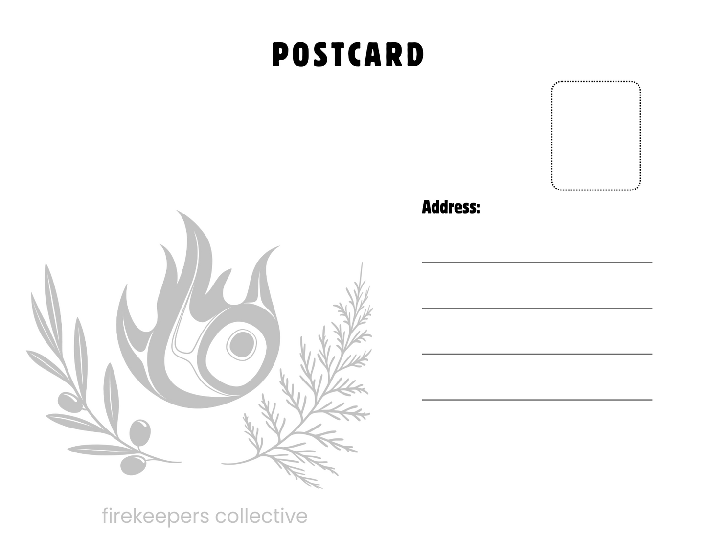 Born Sacred Postcards