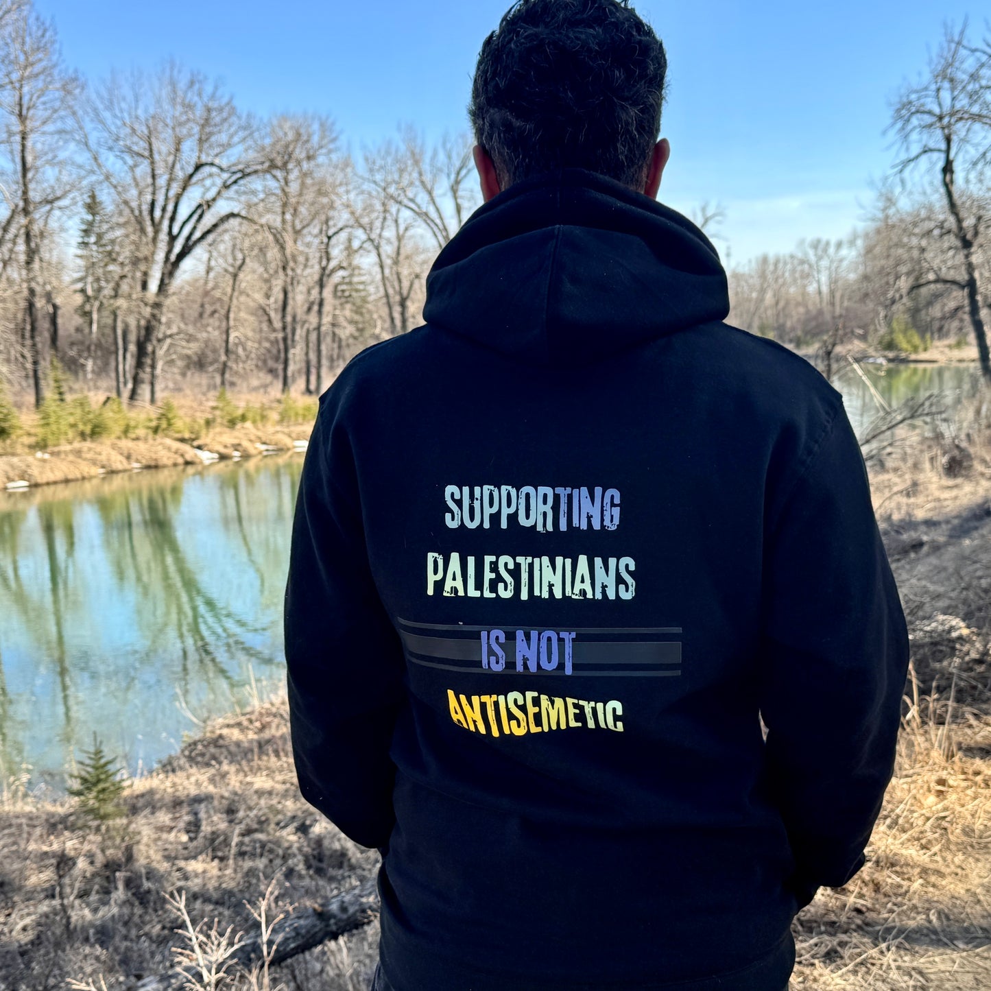 Supporting Palestinians is Not Antisemitic Hoodie