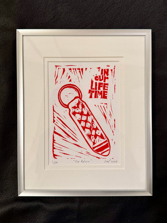 Limited Edition Block Print - Our Return