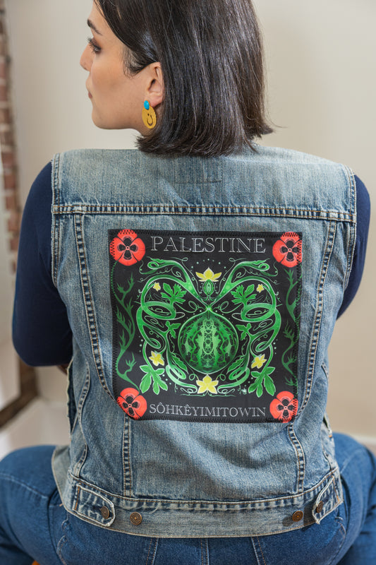 Upcycled Jean Vest