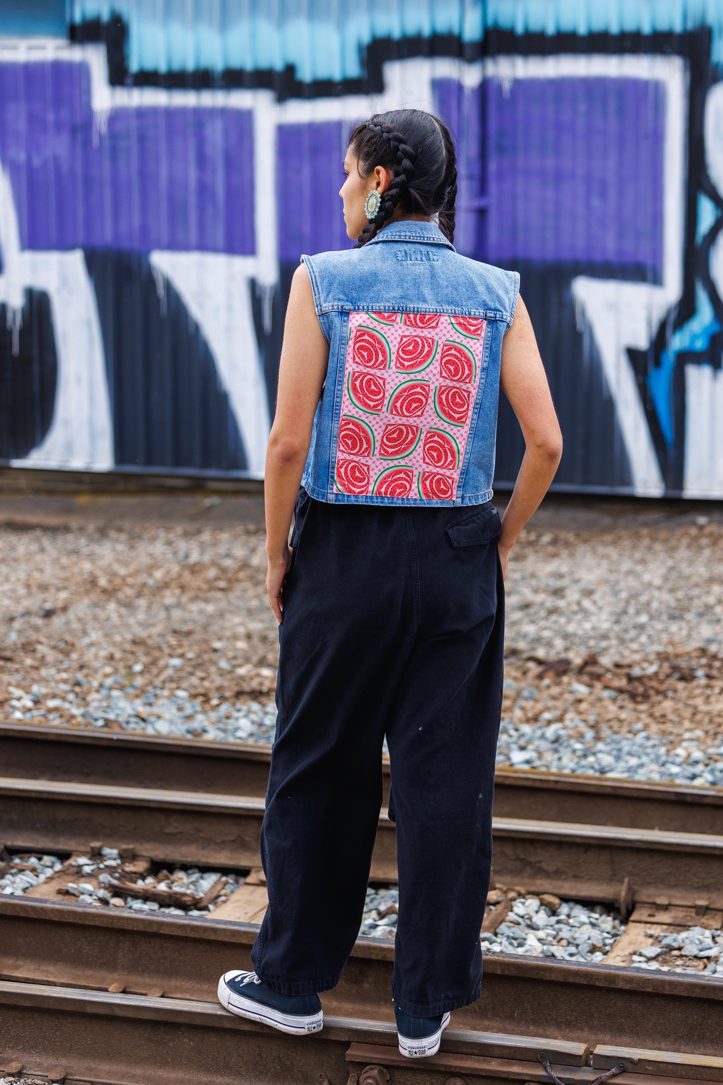 Upcycled Custom Denim Vest