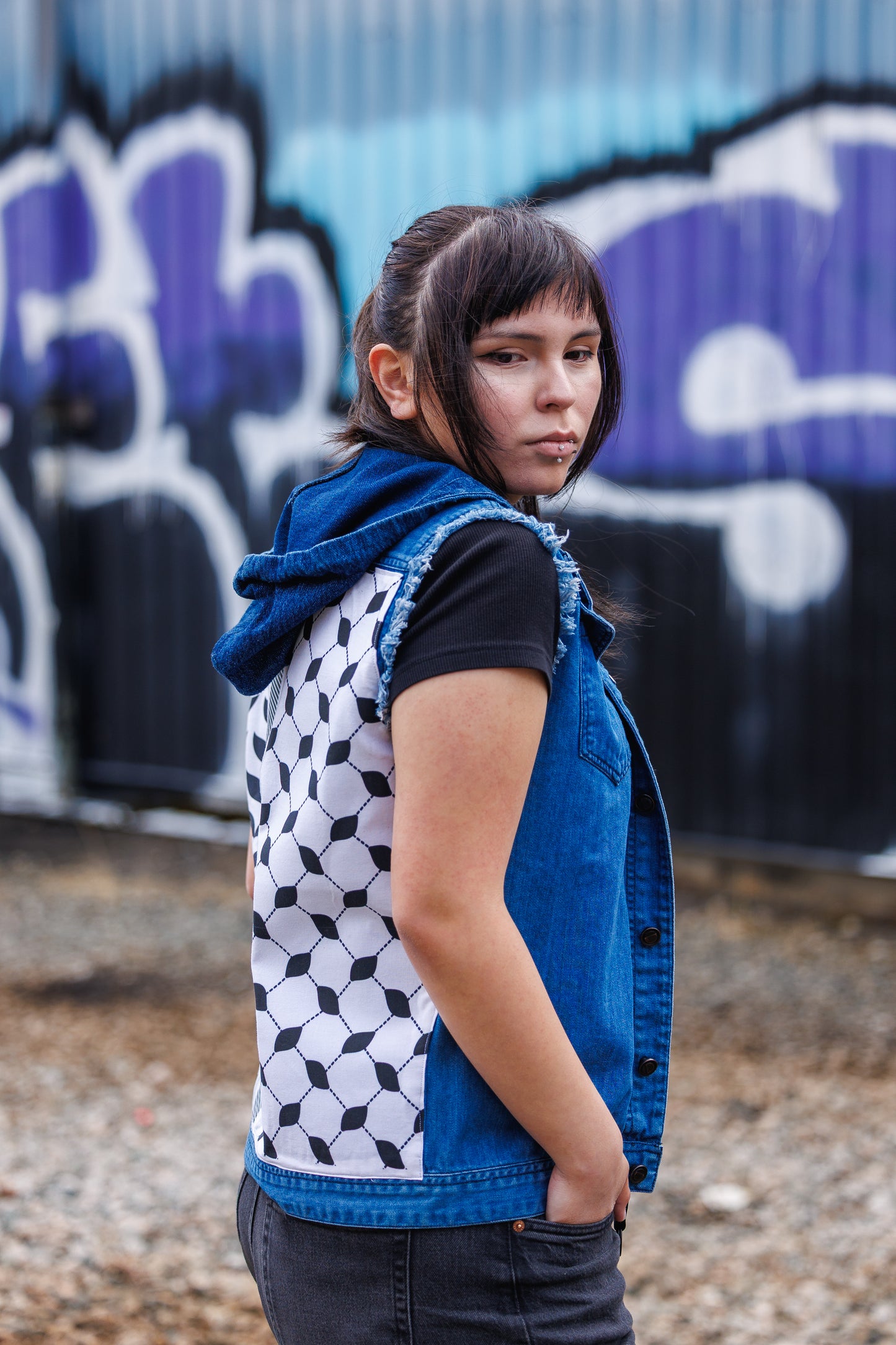 Upcycled Custom Denim Vest