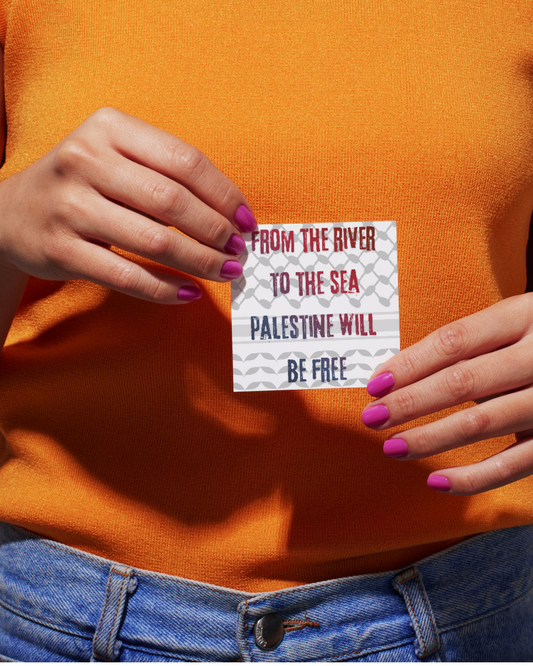 From the River to the Sea Vinyl Sticker