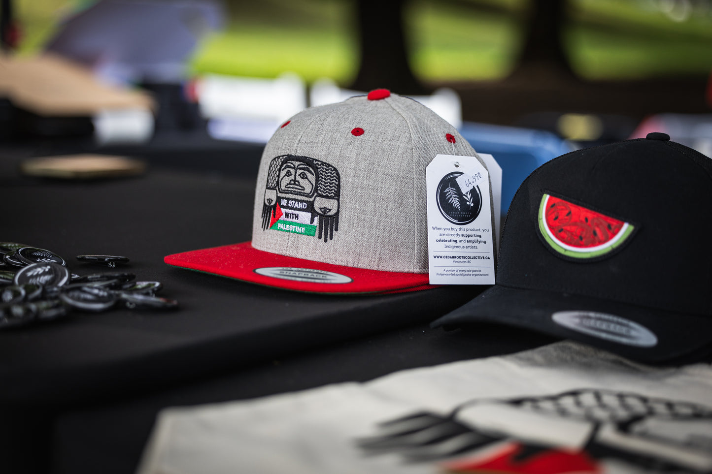 We Stand with Palestine Snapback Hat