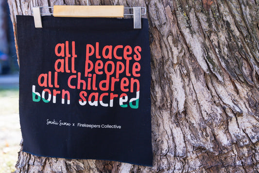 Born Sacred - Hand Screen Printed Patch