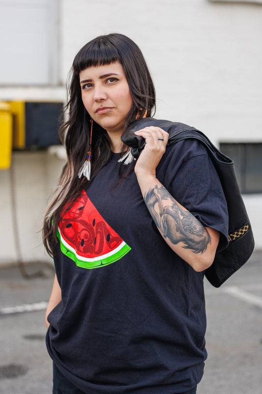 Watermelon T-Shirt -- BLACK