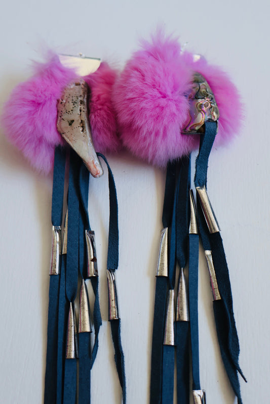 Rabbit, Iron Cones + Abalone