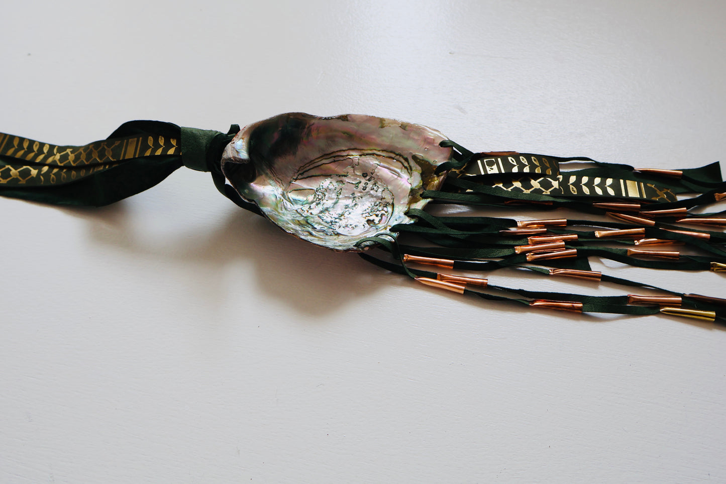 Resistance on the Runway - Abalone Necklace