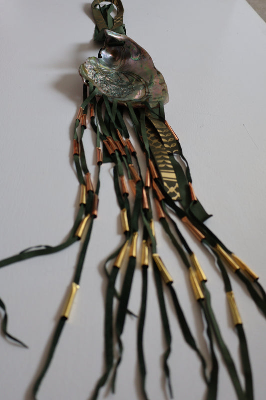 Resistance on the Runway - Abalone Necklace
