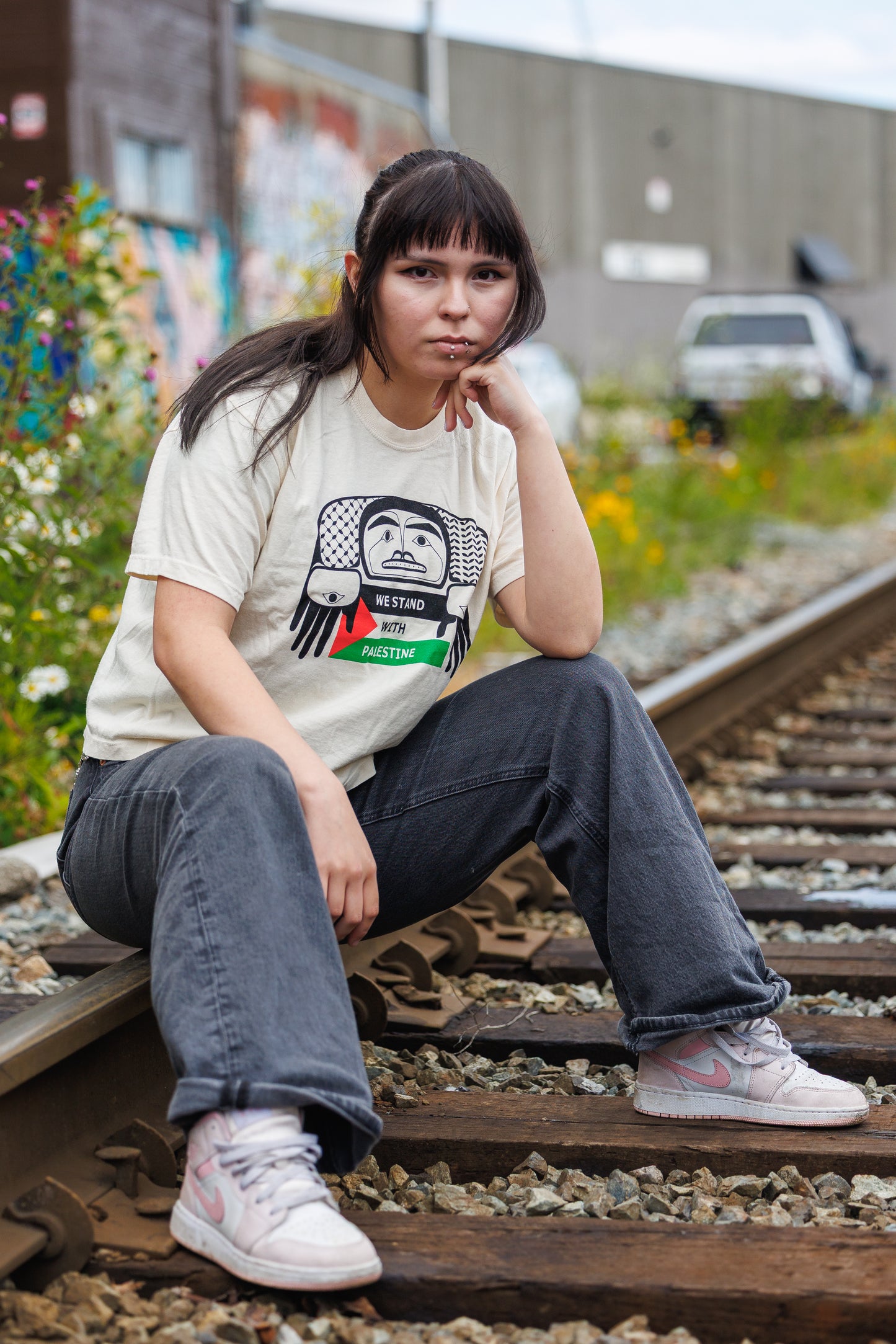 We Stand with Palestine Tee