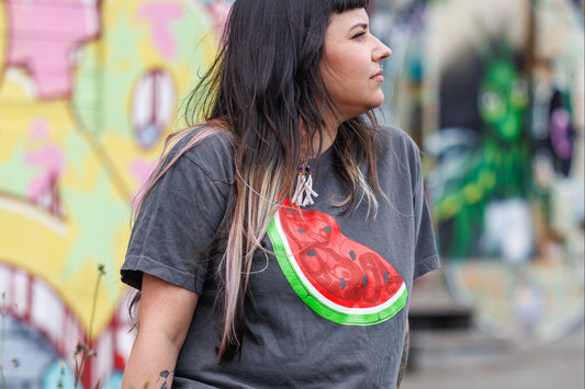 Watermelon T-Shirt -- GREY