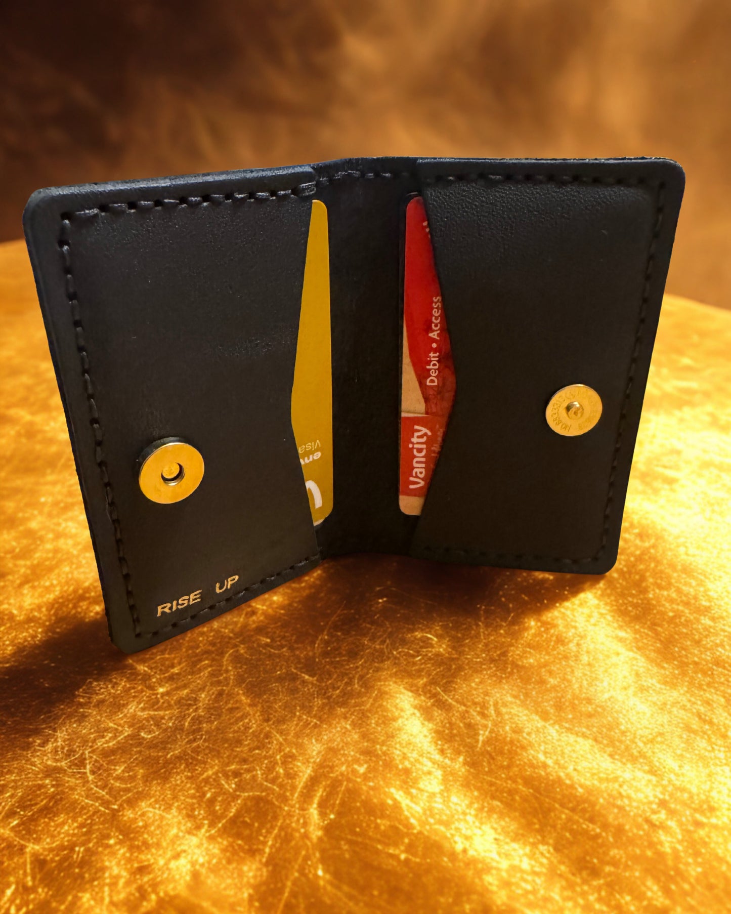 Keffiyeh Minimalist Leather Wallet