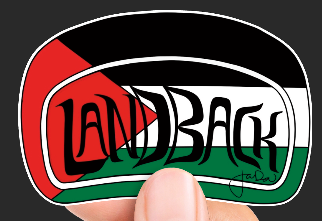 Land Back Vinyl Sticker
