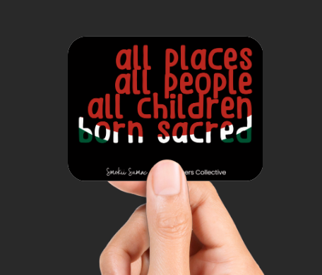 Born Sacred - Vinyl Sticker