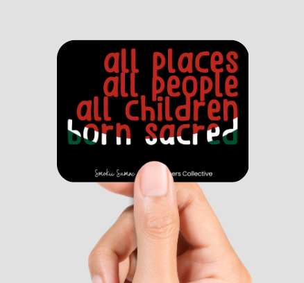 Born Sacred - Vinyl Sticker