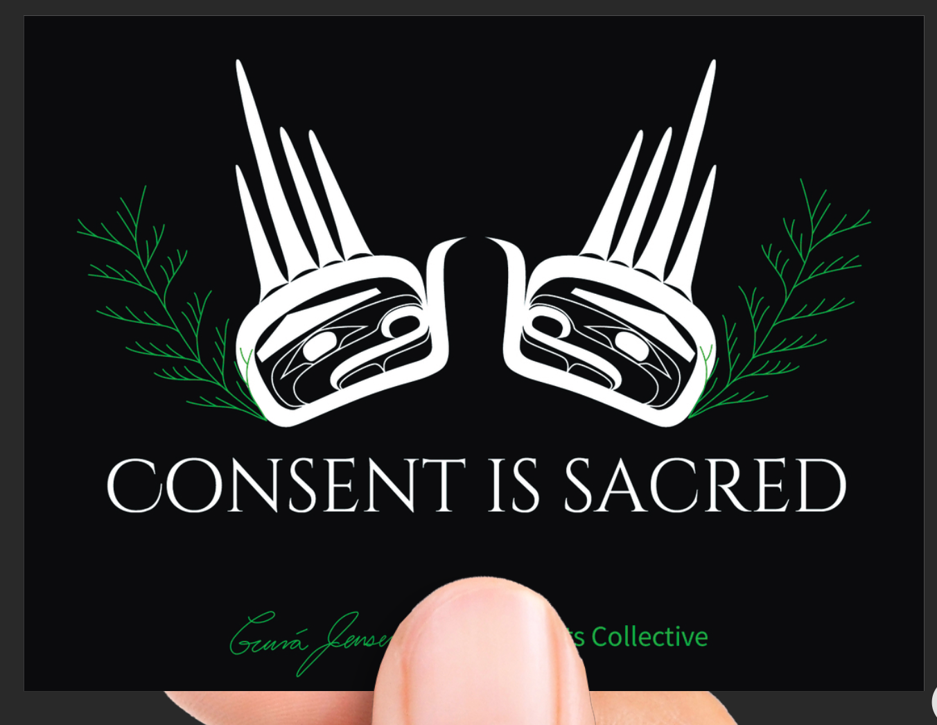 Consent is Sacred Sticker