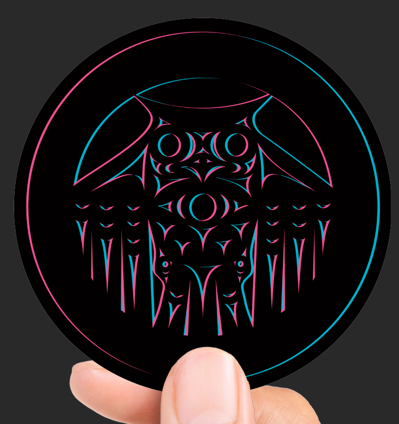 Darkness + Light Vinyl Sitcker