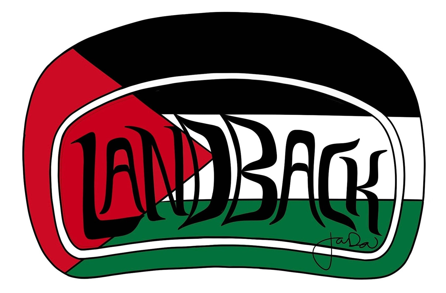 Land Back Vinyl Sticker