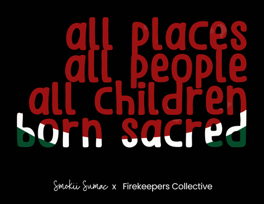 Born Sacred - Vinyl Sticker