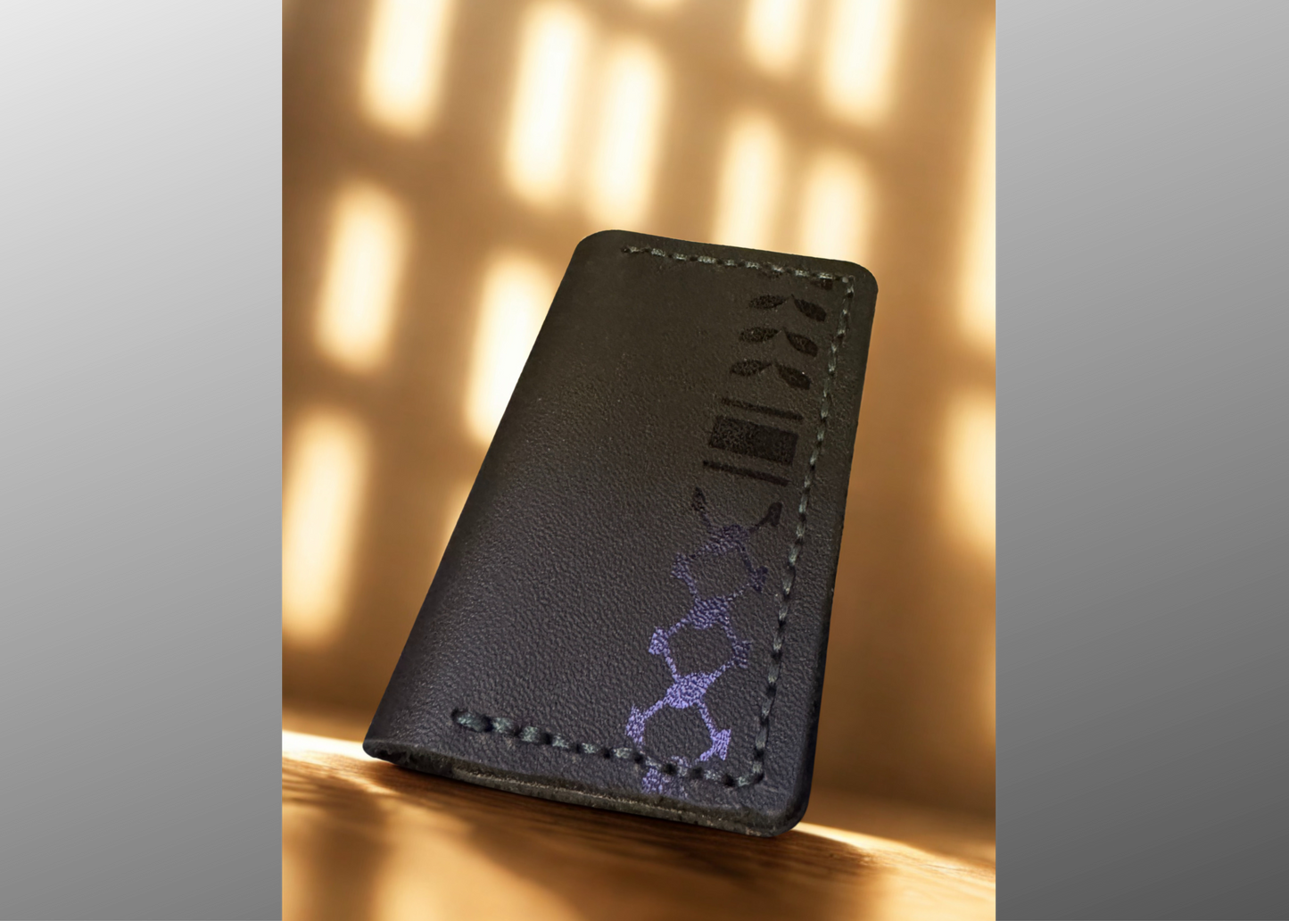 Keffiyeh Minimalist Leather Wallet